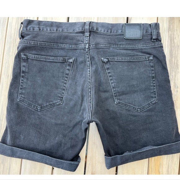 Weekday jean shorts, faded black, size M - Picture 4 of 4